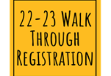 Walk Through Registration